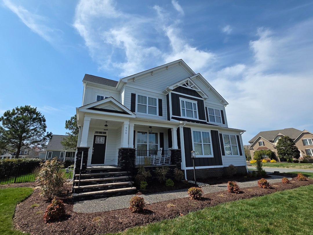 House wash on a beautiful home in Carrollton 